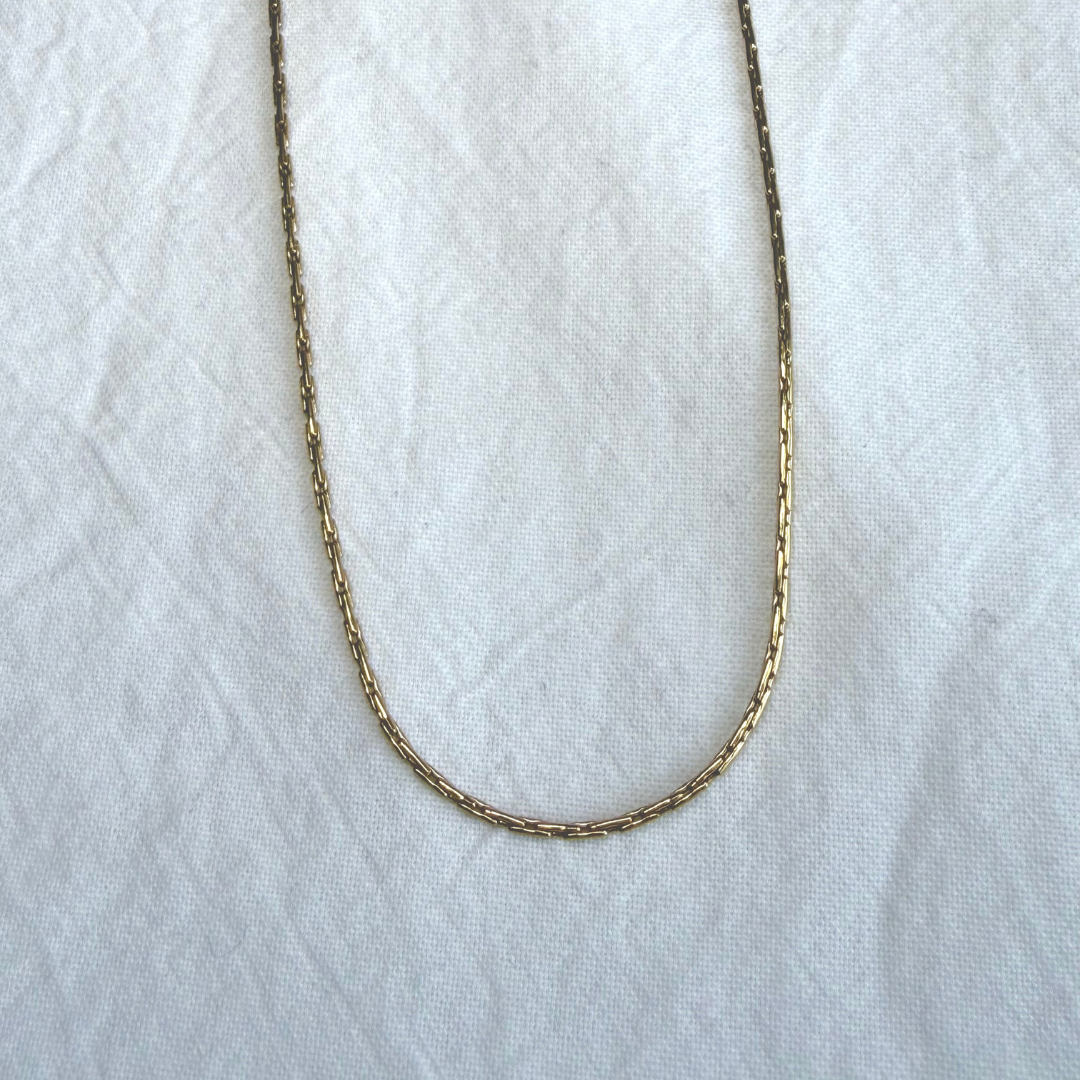 Gold Brick Necklace