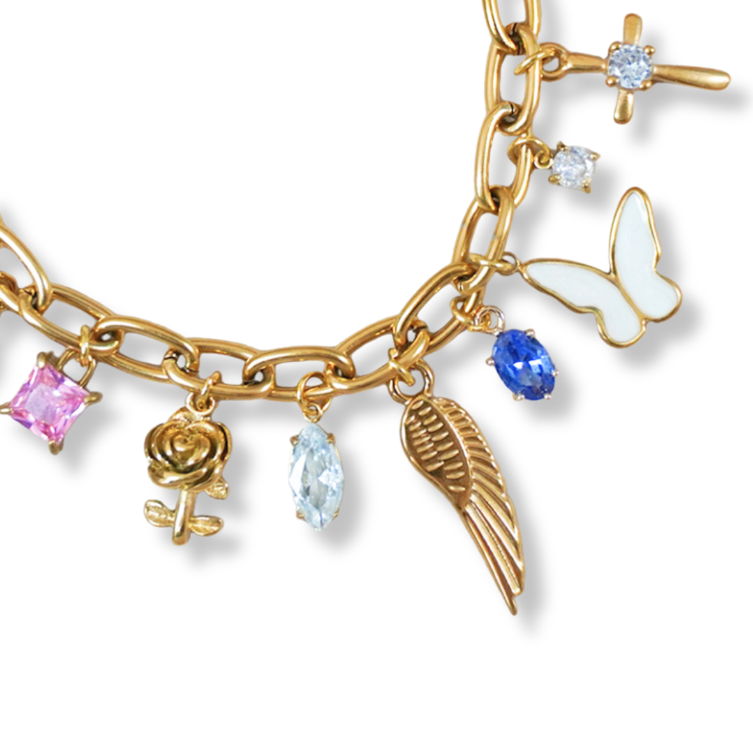 Angel Skies Charm Bracelet