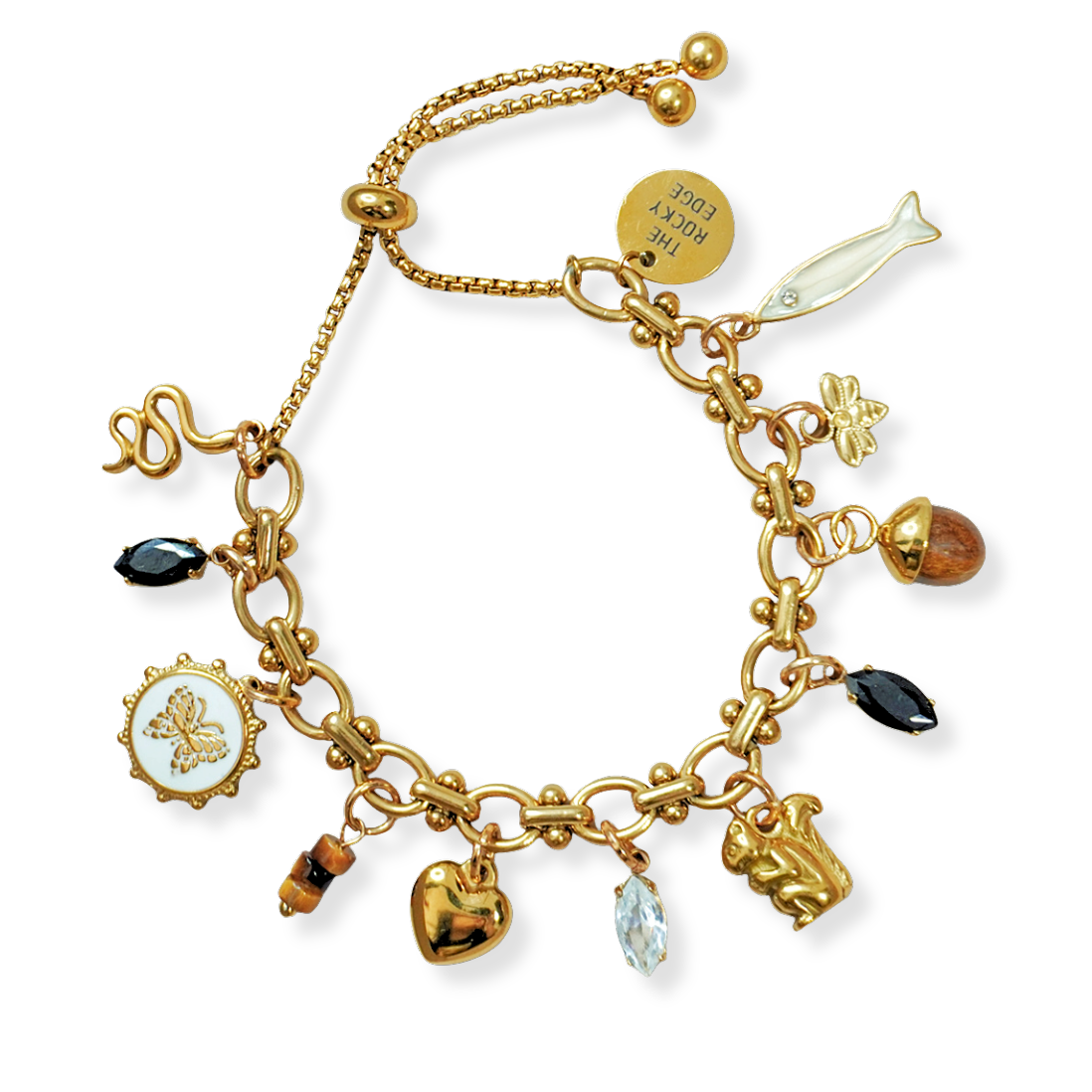 Rocky Trail Charm Bracelet