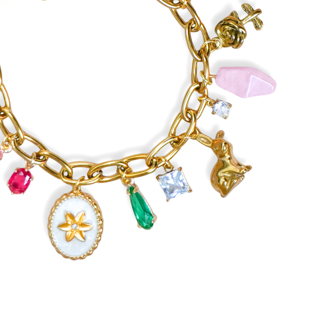 Wildflower Charm Bracelet